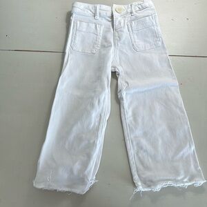 Zara white jeans size 2-3 T